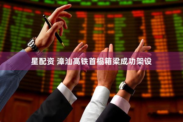 星配资 漳汕高铁首榀箱梁成功架设