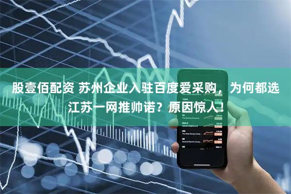 股壹佰配资 苏州企业入驻百度爱采购，为何都选江苏一网推帅诺？原因惊人！