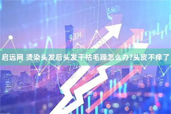 启远网 烫染头发后头发干枯毛躁怎么办?头皮不痒了